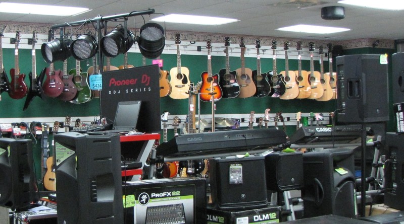 Pawn shop for musical instruments