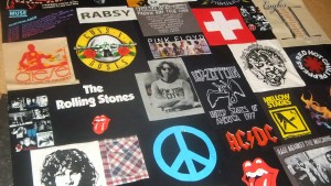 upcycling old tshirts into a quilt