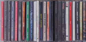 Record Head CDs on a shelf