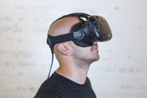 Man in VR Headset