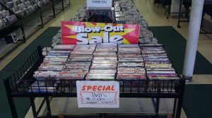 DVDs on sale at Record Head