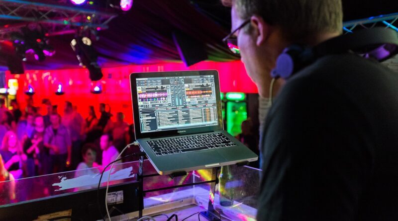 DJ performing at a party