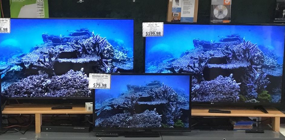 TVs for Sale at Record Head